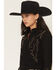Image #2 - Rock & Roll Denim Women's Western Embroidered Long Sleeve Snap Romper, Black, hi-res