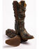 Image #5 - Corral Women's Braided Fringe Western Boots - Snip Toe, , hi-res