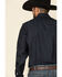 Wrangler Men's Advanced Comfort Stretch Denim Long Sleeve Work Shirt , Denim, hi-res
