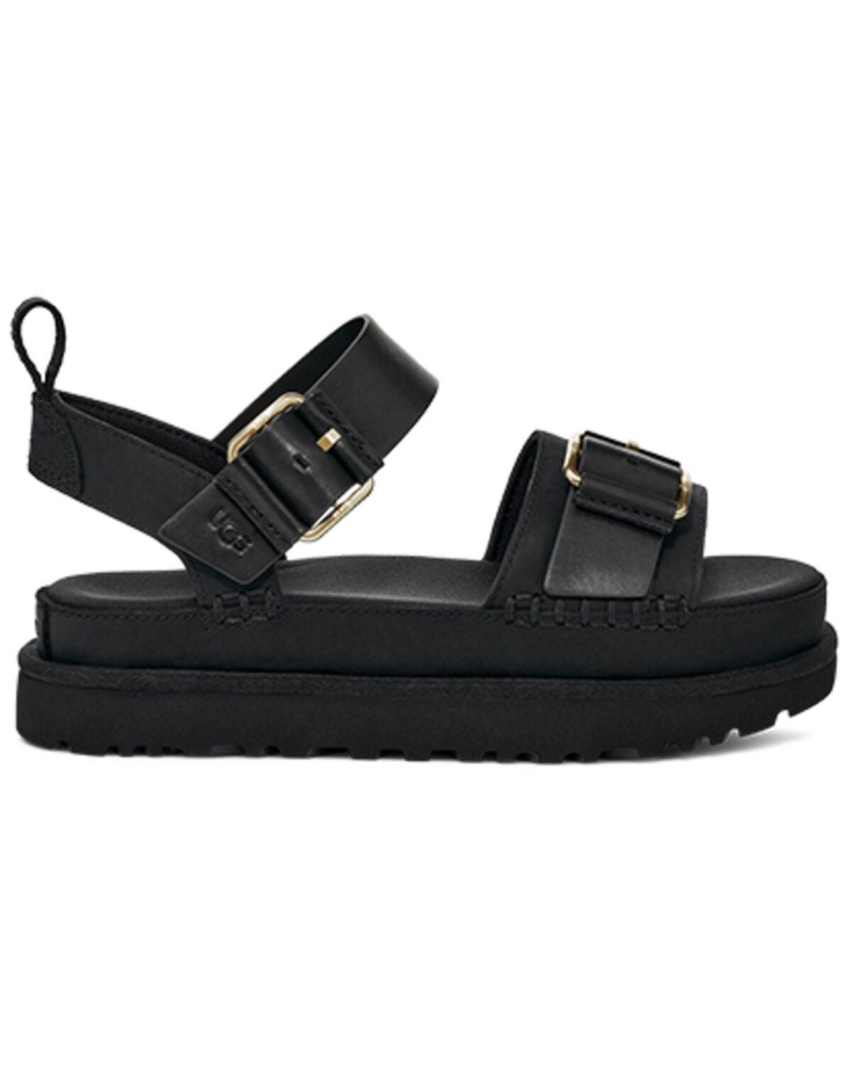 Image #2 - UGG Women's Goldenstar Villa Sandals, Black, hi-res