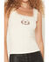 Image #2 - Idyllwind Women's Pinewood Pointelle Embroidered Tank Top, Cream, hi-res