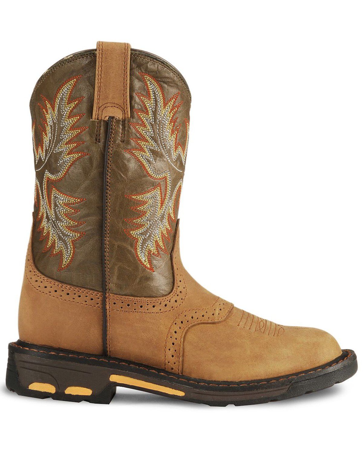 Image #2 - Ariat Boys' WorkHog® Western Boots - Round Toe, , hi-res
