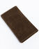 Image #2 - Cody James Men's Brown Inlay Checkbook Wallet , Brown, hi-res