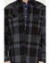 Image #3 - Cody James Men's Calhoun Plaid Print Fleece Lined Shirt Jacket, Medium Grey, hi-res