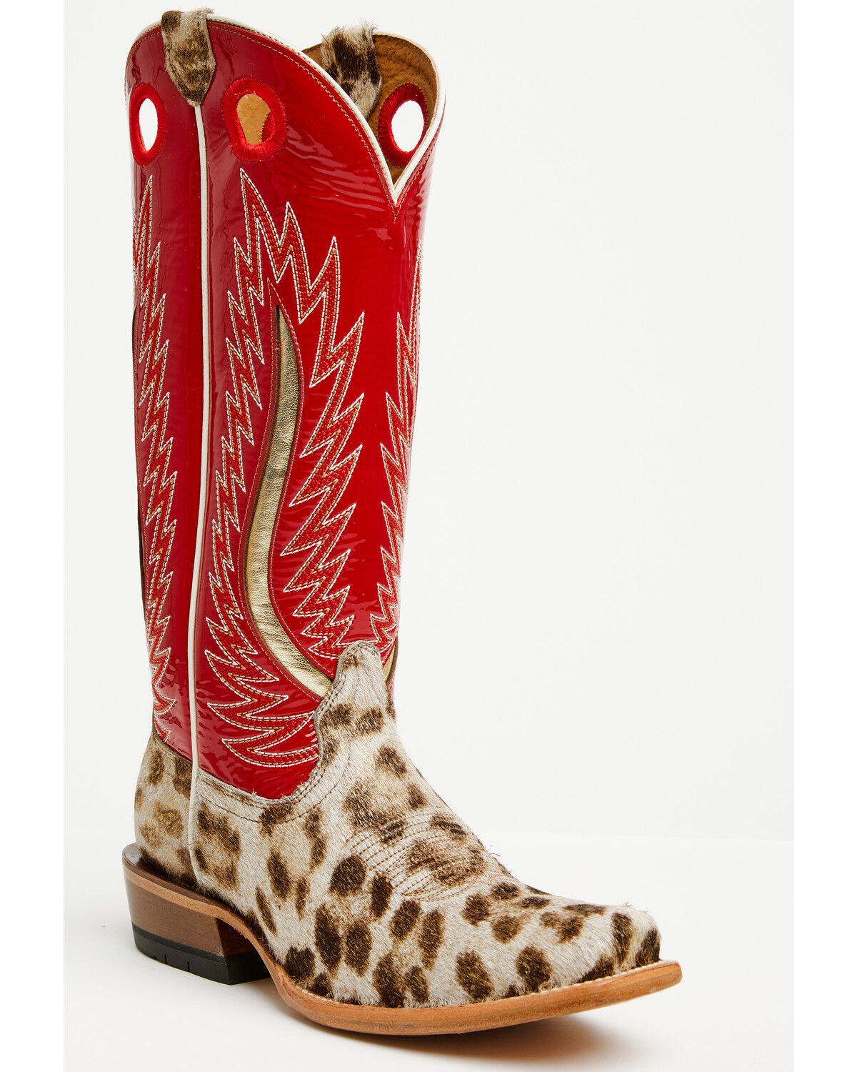 Ariat Women's Futurity Fort Worth Western Boots - Square Toe, Red, hi-res