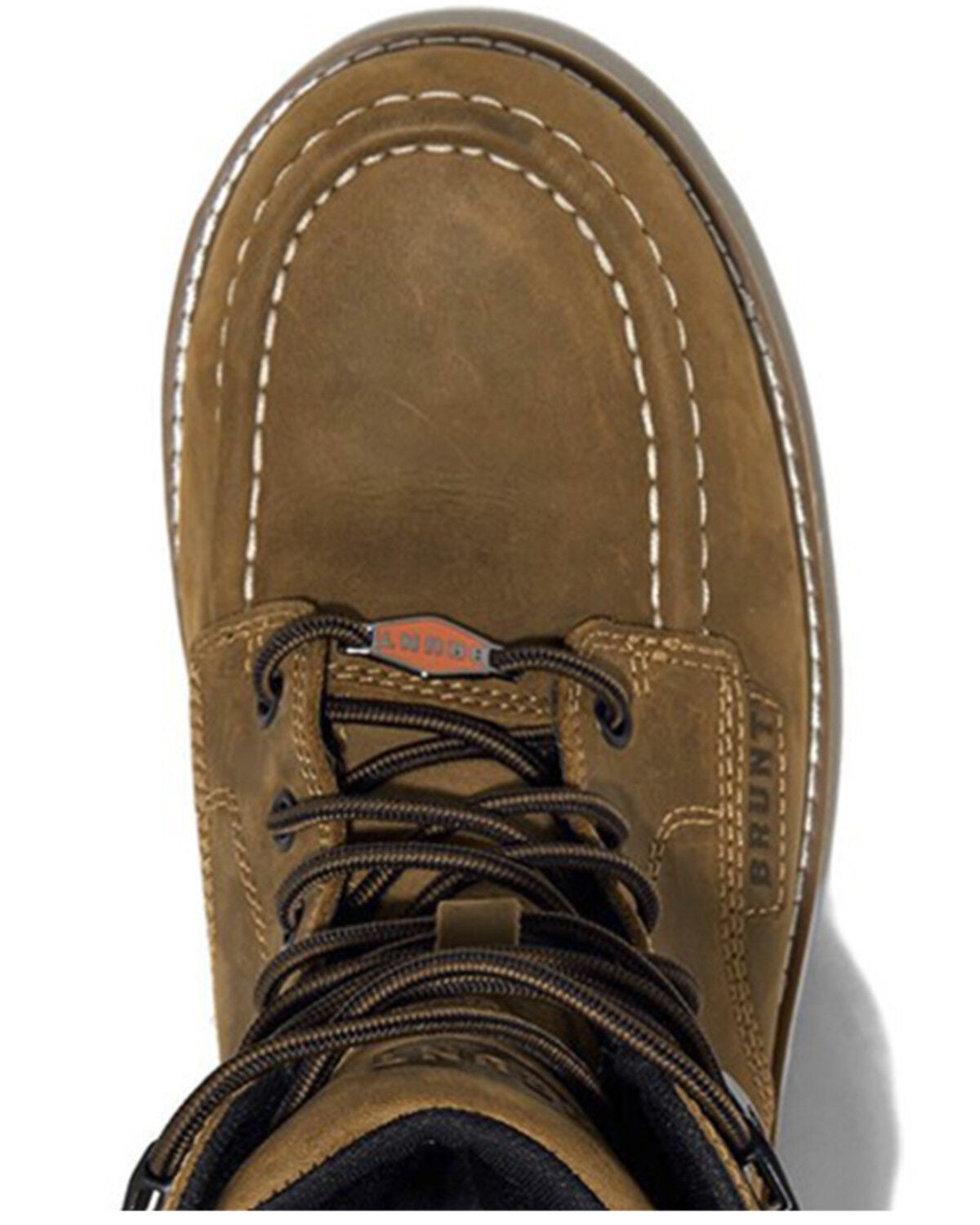Image #3 - Brunt Workwear Men's 8" Marin Waterproof Moc Work Boots - Composite Toe, Brown, hi-res