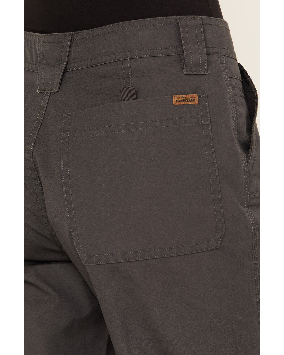 Image #4 - Lucky Brand Workwear Women's Canvas Fatigue Work Pants, Grey, hi-res