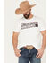 Image #1 - Cinch Men's Lead Don't Follow Short Sleeve Graphic T-Shirt, White, hi-res