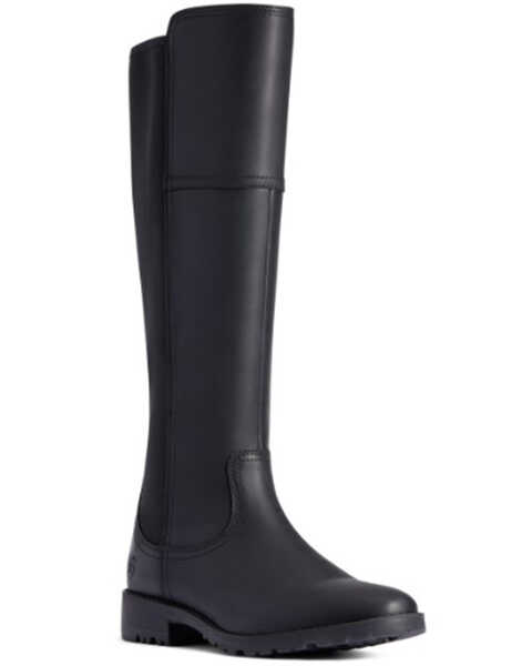 Ariat Women's Sutton II Waterproof Work Boots - Round Toe, Black, hi-res