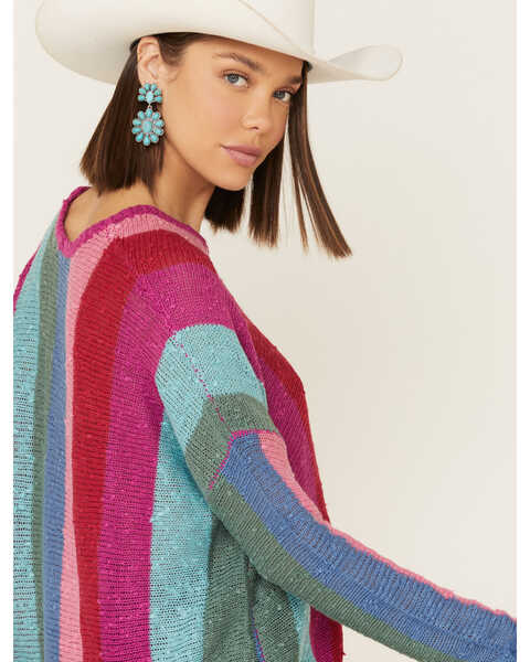 Image #4 - Show Me Your Mumu Women's Trina Madly Stripe Knit Sweater , Multi, hi-res