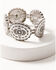 Image #1 - Shyanne Women's Shiloh Ridge Concho Bracelet, Silver, hi-res