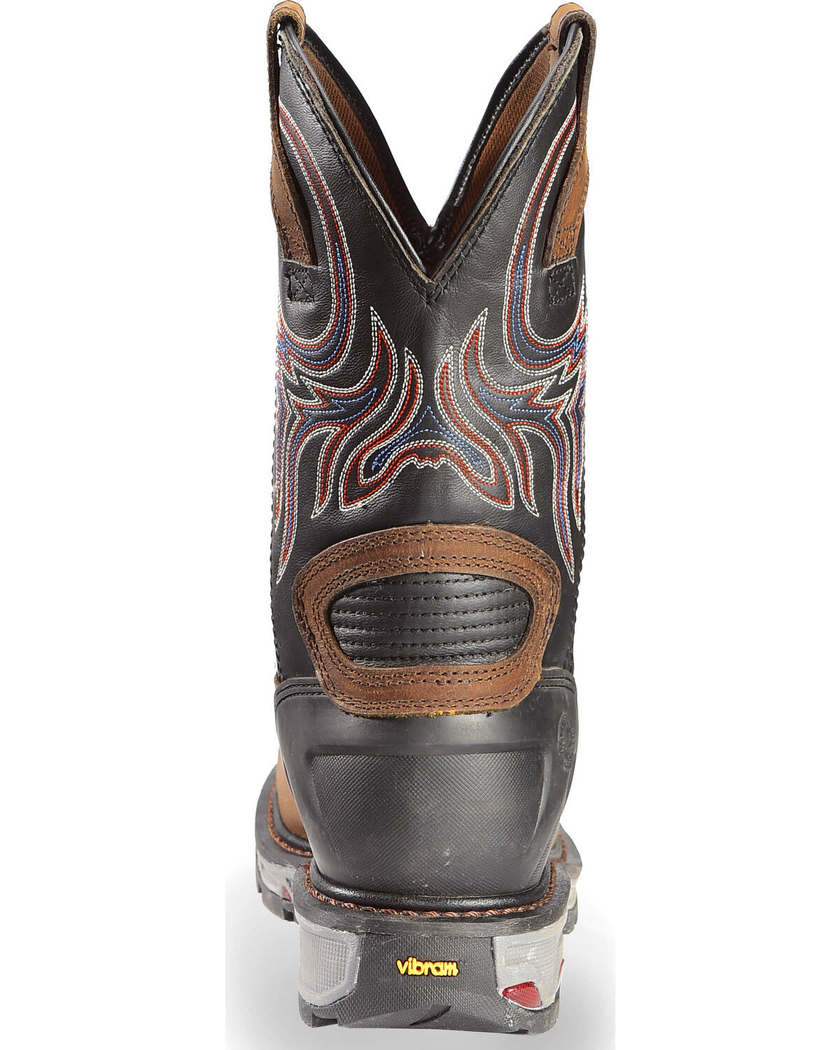 Image #7 - Justin Men's Tanker Western Work Boots - Steel Toe, Timber, hi-res
