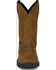 Image #3 - Justin Men's Trencher Pull-On Work Boots - Steel Toe, Brown, hi-res