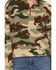 Image #3 - Rock & Roll Denim Women's Camo Print Sherpa Pullover, Olive, hi-res