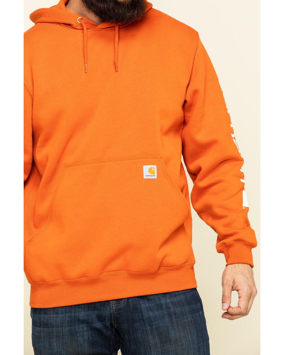 orange carhartt hoodies