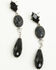 Image #1 - Lainey Wilson Women's Stone Linear Earrings, Black, hi-res