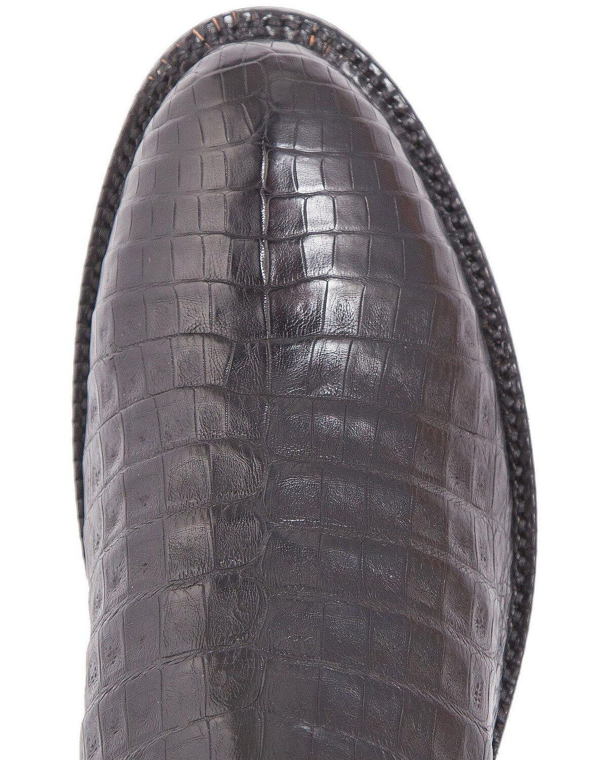 Image #7 - El Dorado Men's Handmade Caiman Belly Roper Boots - Medium Toe, , hi-res