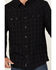 Image #3 - Moonshine Spirit Men's Blacksmith Plaid Print Long Sleeve Snap Western Shirt, Black, hi-res