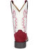 Image #5 - Smoky Mountain Girls' Cassidy Western Boots - Broad Square Toe, Red, hi-res