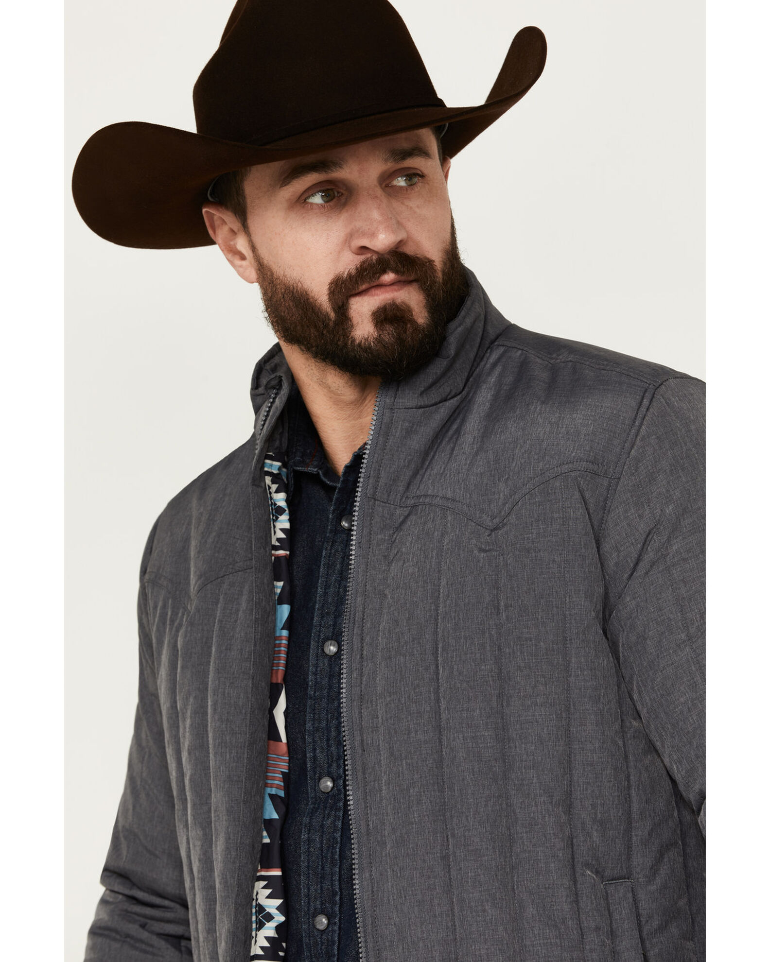 Image #2 - Cody James Men's After Party Lightweight Quilted Puffer Jacket, Charcoal, hi-res