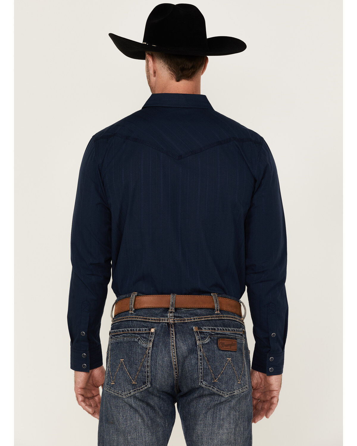 Image #4 - Cody James Men's Prosper Lurex Stripe Long Sleeve Snap Western Shirt, , hi-res