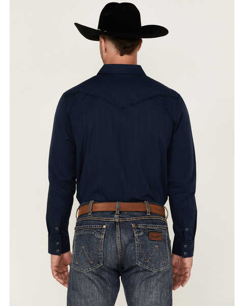 Image #4 - Cody James Men's Prosper Lurex Stripe Long Sleeve Snap Western Shirt , , hi-res
