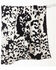 Image #3 - Carstens Home Wrangler Cow Print Blanket, Black, hi-res