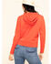 Image #2 - Wrangler Modern Women's Red High Rib Retro Sweatshirt Logo Hoodie, , hi-res