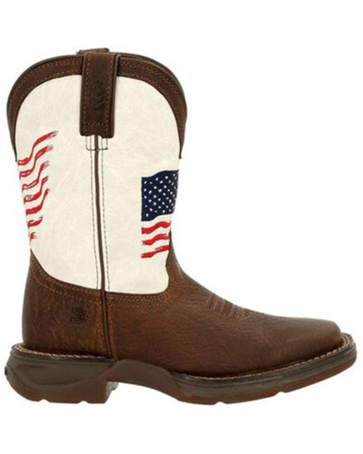 Product Name:  Durango Boys' Rebel Distressed Flag Western Boots - Square Toe