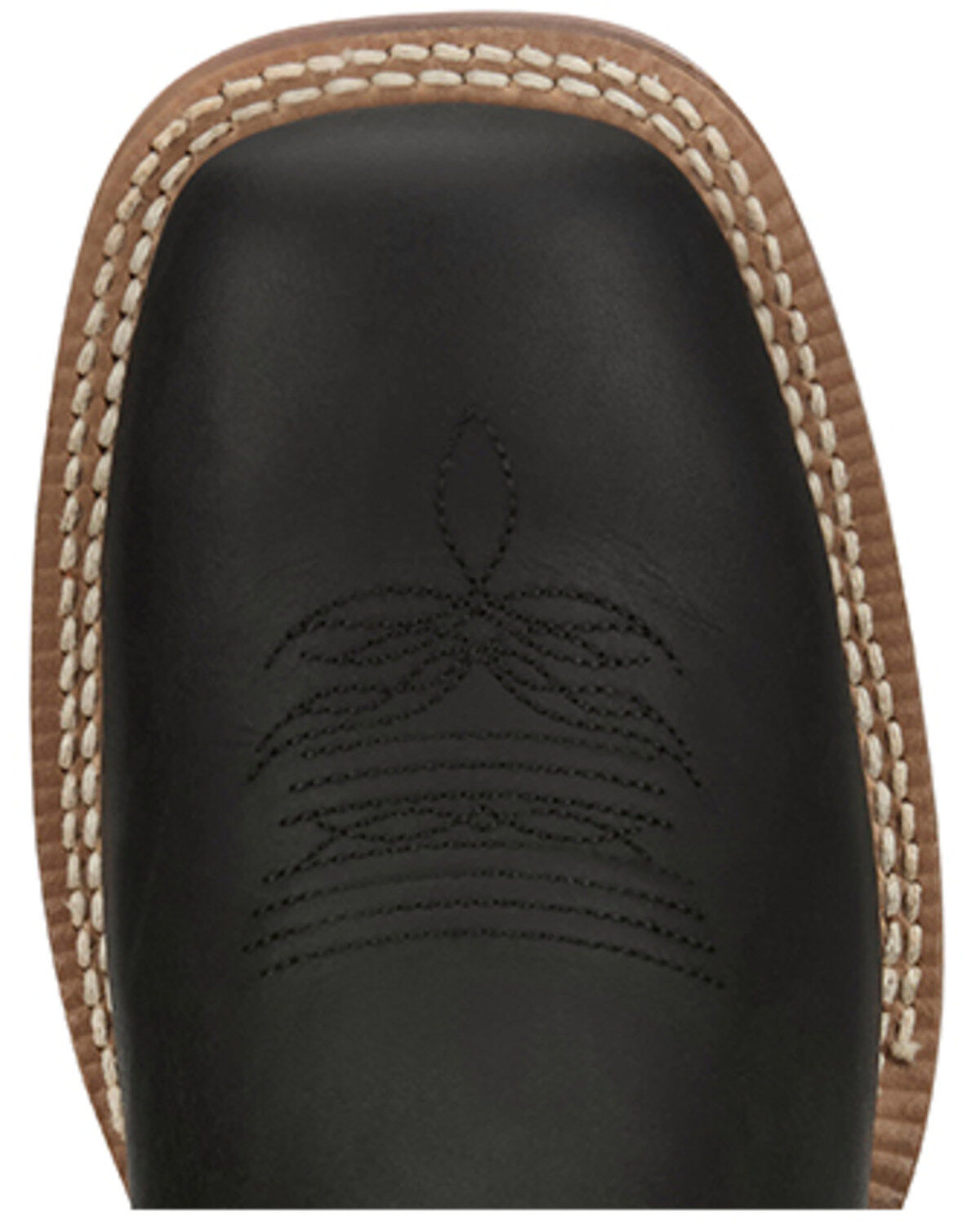Image #6 - Justin Women's Miss Elle Western Boots - Broad Square Toe, Black, hi-res