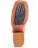 Image #7 - Justin Men's Cognac Ostrich Western Boots - Wide Square Toe, , hi-res