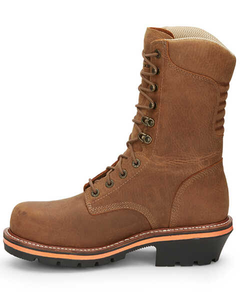 Chippewa Men's Thunderstruck 10" Waterproof Insulated Lace-Up Work Logger Boot - Nano Composite Toe , Tan, hi-res