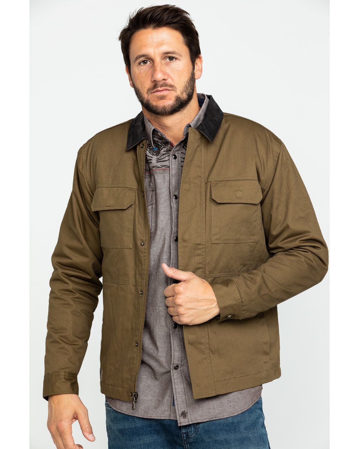 big and tall waxed cotton jacket