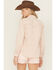 Image #4 - Levi's Women's Denim Long Sleeve Snap Western Shirt, Pink, hi-res