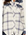 Image #3 - Idyllwind Women's Ethel Featherlight Plaid Print Long Sleeve Pearl Snap Western Shirt , Steel Blue, hi-res