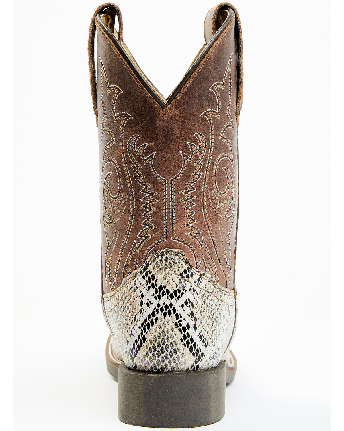 Image #5 - Cody James Youth Boys' Python Print Western Boots - Broad Square Toe, Python, hi-res