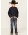 Image #1 - Rock & Roll Denin Boys' Bootcut Stretch Denim Jeans, Blue, hi-res