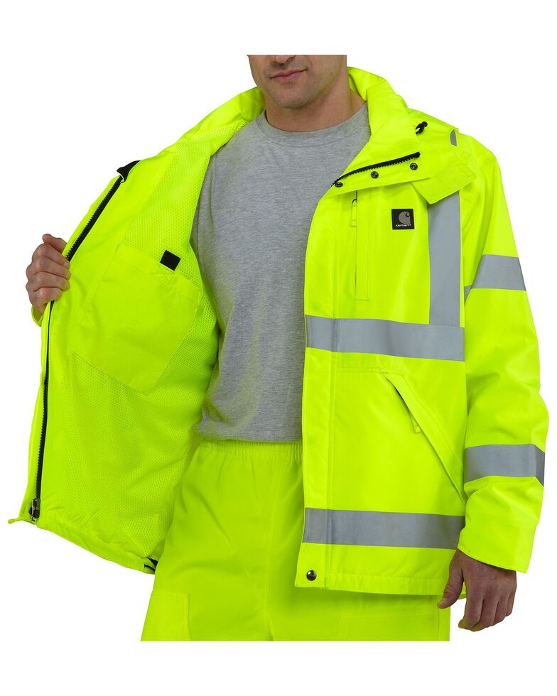 Carhartt High Visibility Class 3 Waterproof Jacket Big Tall