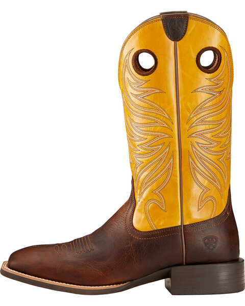 Image #2 - Ariat Sport Rider Cowboy Boots - Broad Square Toe , , hi-res