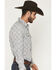 Image #2 - Gibson Trading Co Men's Twisted Medallion Long Sleeve Snap Western Shirt, White, hi-res