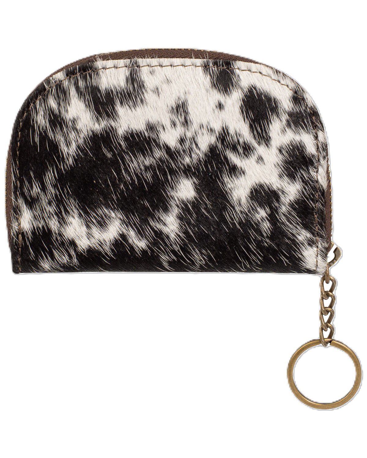 Image #2 - STS Ranchwear By Carroll Cowhide Adlee Keychain Wallet, Brown, hi-res