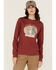 Image #1 - Wrangler Women's FR Work Hard Long Sleeve Graphic Work T-Shirt, Rust Copper, hi-res