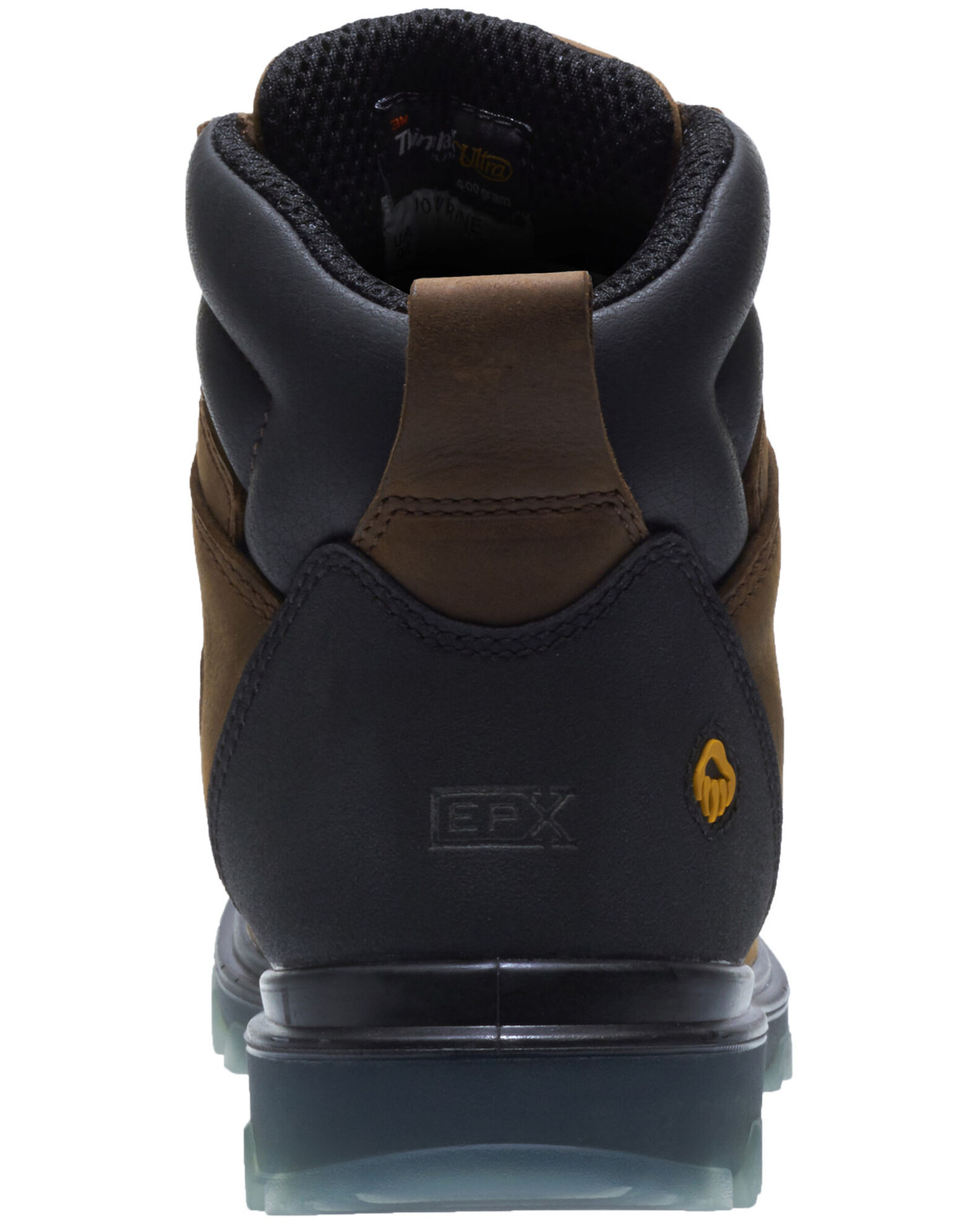 Image #4 - Wolverine Men's I-90 EPX Insulated Work Boots - Soft Toe, Dark Brown, hi-res