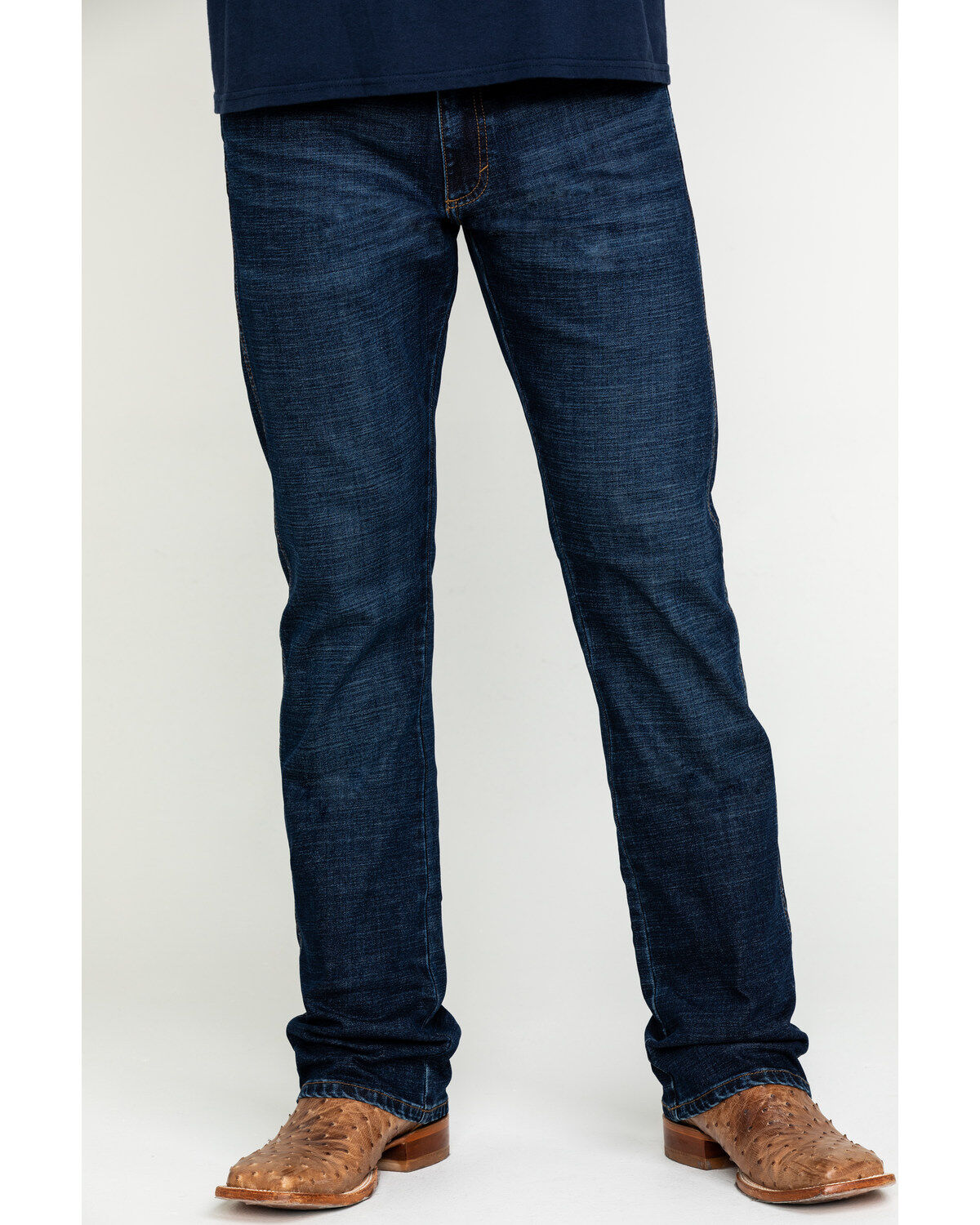 Image #2 - Wrangler Retro Men's Bryson Dark Stretch Slim Bootcut Jeans , , hi-res