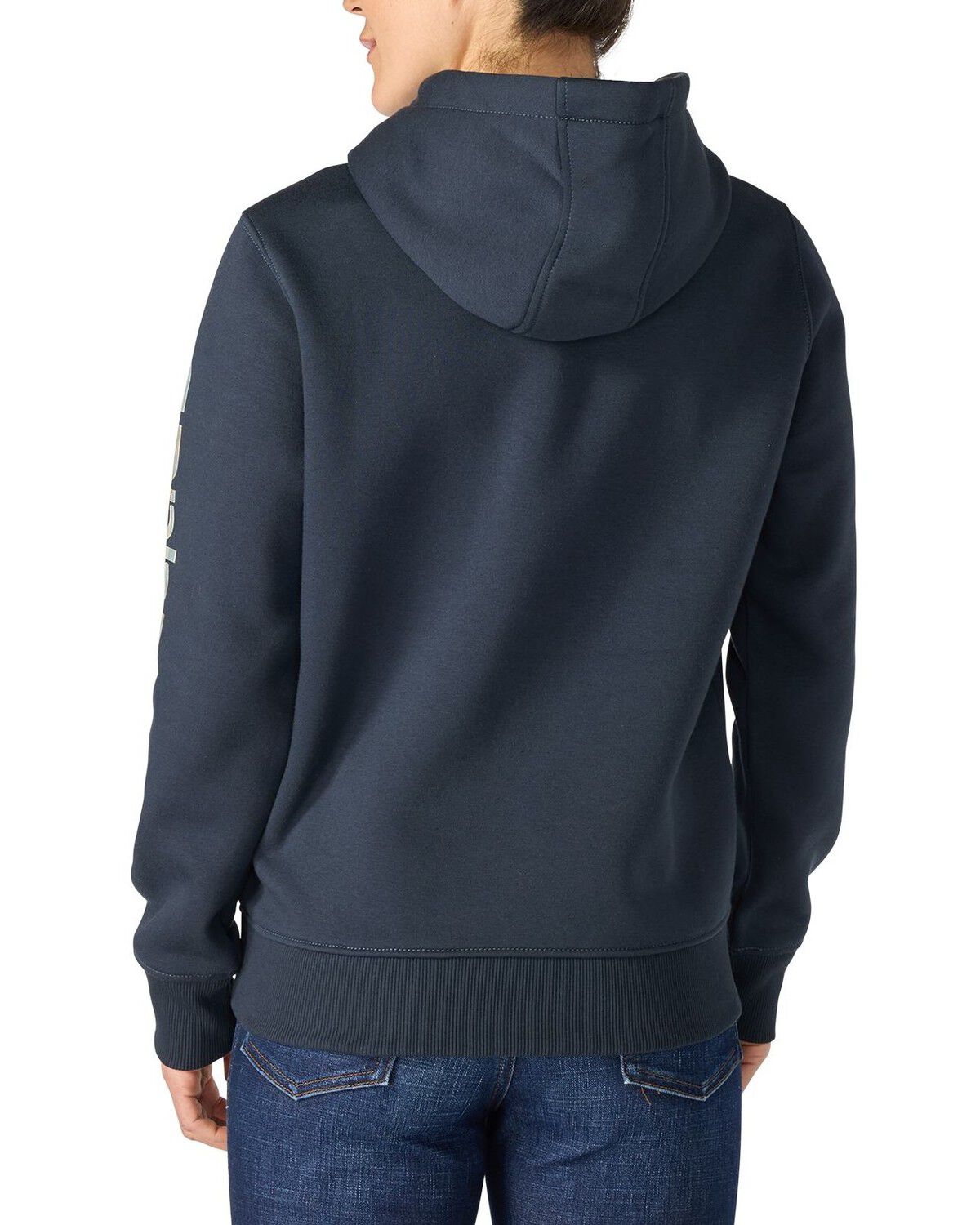 Image #2 - Carhartt Women's Iconic Clarksburg Logo Sweatshirt, Blue, hi-res