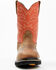 Image #4 - Cody James Men's Mustang Pull-On Waterproof Work Boots - Composite Toe, Orange, hi-res