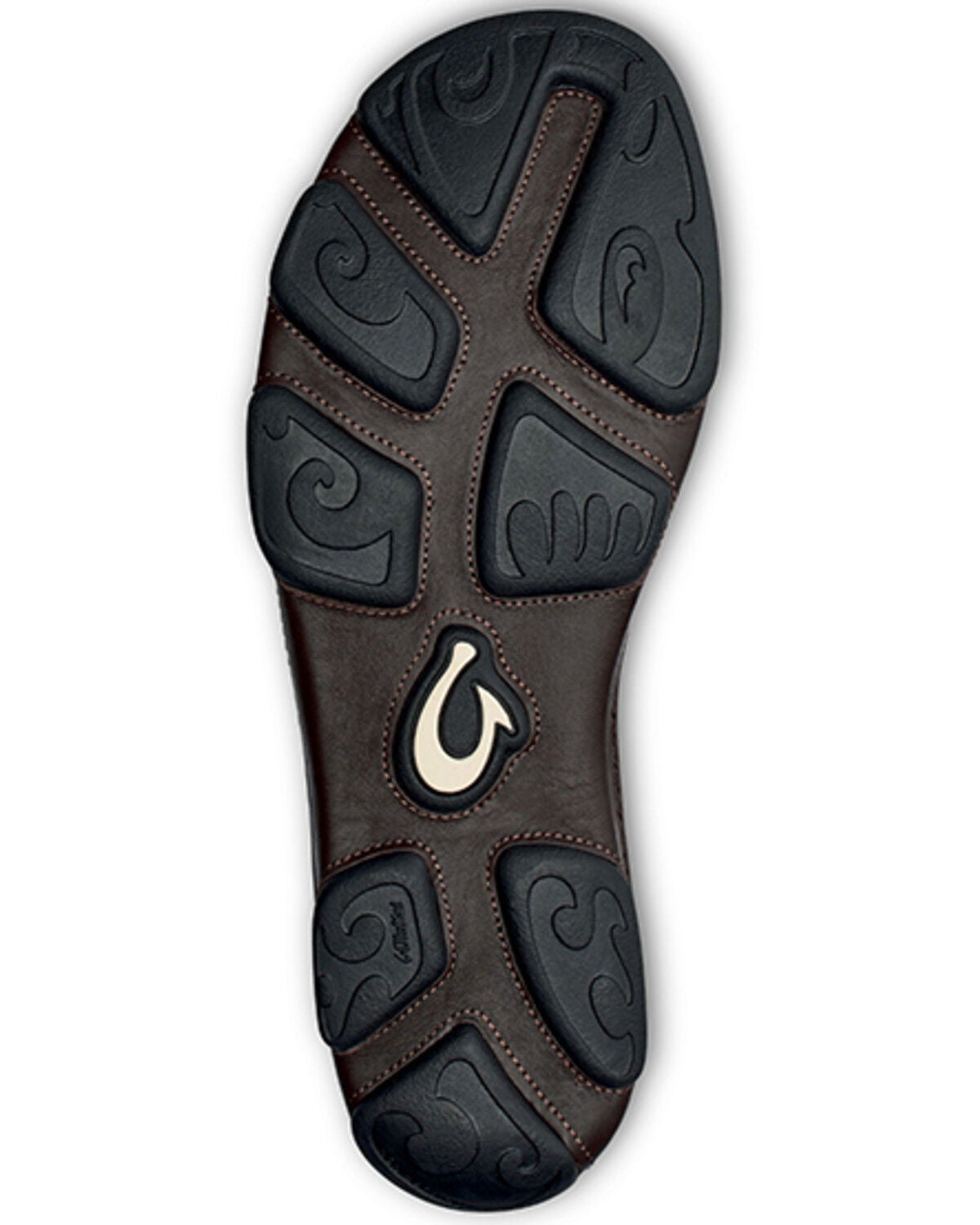 Image #4 - OluKai Men's Moloa Casual Shoes - Moc Toe, Dark Brown, hi-res