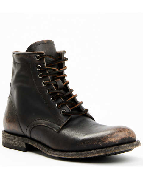 Frye Men's Tyler Lace-Up Boots - Round Toe, Black, hi-res
