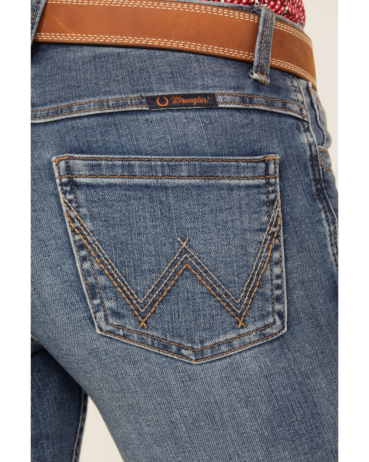Image #2 - Wrangler Women's Willow Medium Wash Mid Rise Bootcut Ultimate Riding Jeans, Medium Wash, hi-res