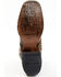 Image #8 - Corral Women's Studded Floral Embroidery Western Boots - Square Toe, , hi-res